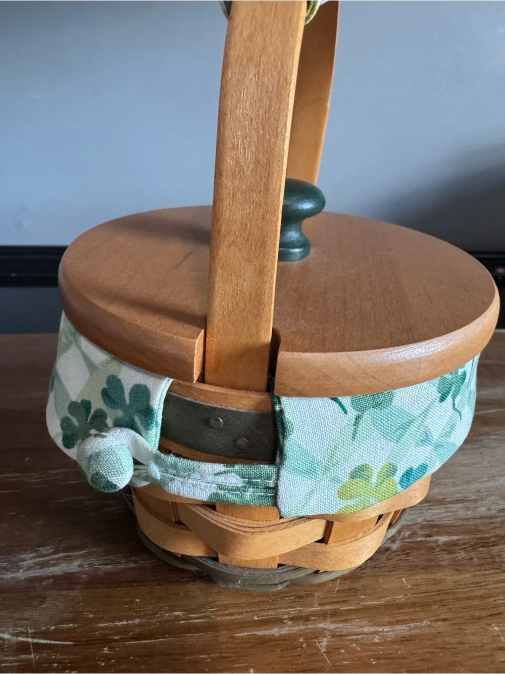 Longaberger lidded woven